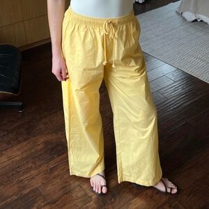 Donni Pop Pant in Yellow Sz S